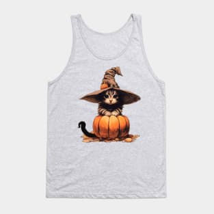 Halloween Kitty Tank Top